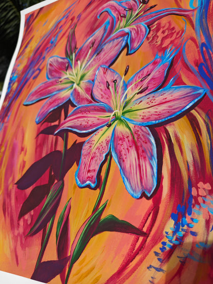 ‘Lilies In The Wind’