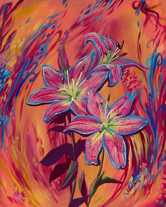 ‘Lilies In The Wind’
